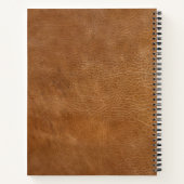 メモリアル5フォトコラージュ皮革葬祭招待帳 ノートブック (裏面)