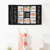 メモリアル8フォトコラージュパーソナライズされた葬儀 横断幕 (インサイチュ)