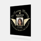 メモリアル アクリルサイン (傾斜)