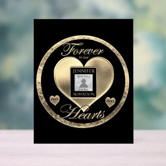 メモリアル アクリルサイン (ニュートラル)