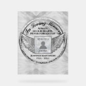 メモリアル アクリルサイン (正面)