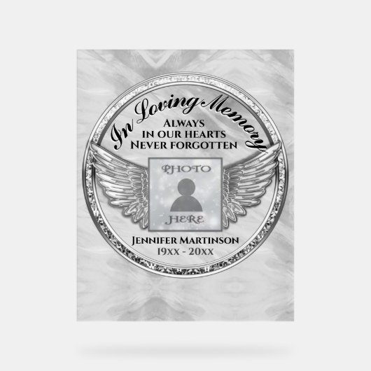 メモリアル アクリルサイン (正面)