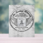 メモリアル アクリルサイン (ニュートラル)