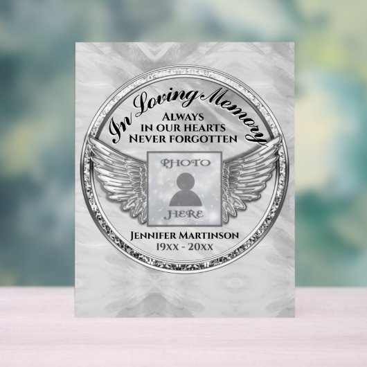 メモリアル アクリルサイン (ニュートラル)