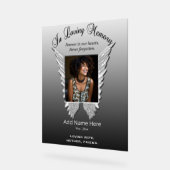 メモリアル アクリルサイン (傾斜)