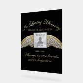 メモリアル アクリルサイン (傾斜)