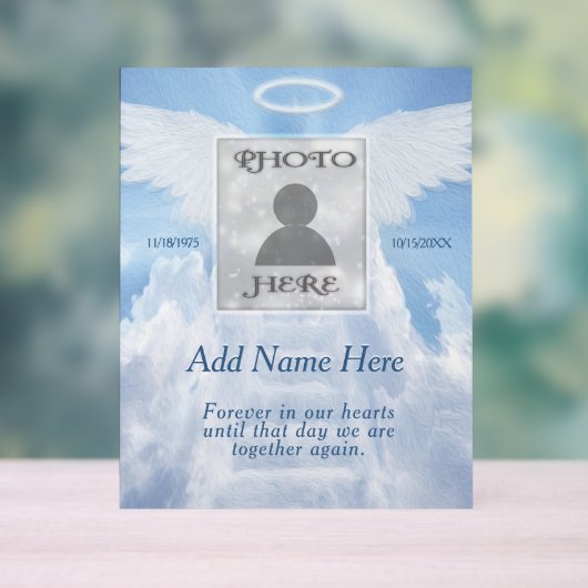 メモリアル アクリルサイン (ニュートラル)