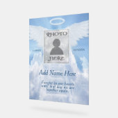 メモリアル アクリルサイン (傾斜)