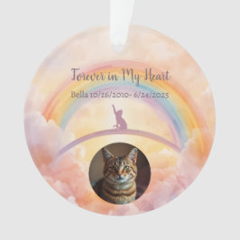 メモリアル ウォーターカラー レインボーブリッジ 猫 オーナメント