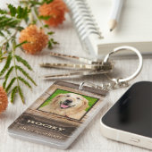 『メモリアル・ウッド・ルック・ウィズ・ウィズ・ボーン』 キーホルダー (正面右)