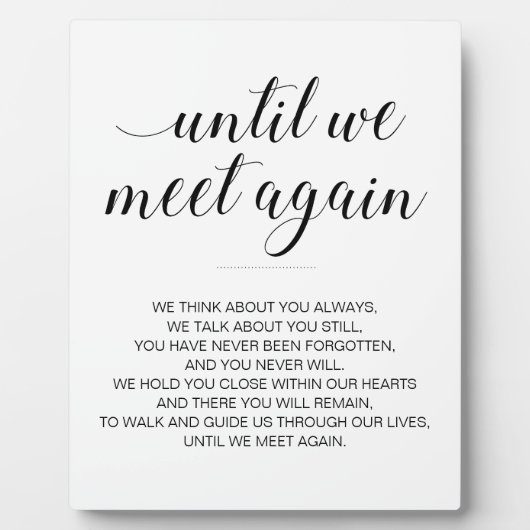 『メモリアル』エレガントに再会結婚するまで フォトプラーク (正面)