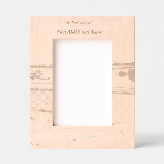 メモリアル・キープセイク・ファーム・クロップ・プレーリー レーザー彫刻フレーム (正面)