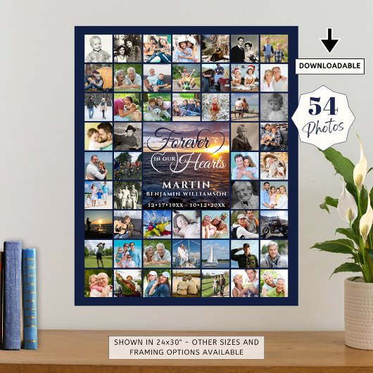 メモリアル・サンセット54 フォト フォーエバー・イン・オア・ハーツ ポスター