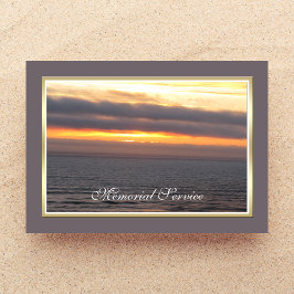 メモリアル・サービス招待状の発表 招待状