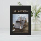 メモリアル・サービス招待状バイブル・クリスチャン 招待状 (スタンド正面)