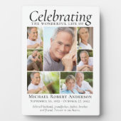 メモリアル・トリビュート・フォト・コラージュ・メモリアル フォトプラーク (正面)