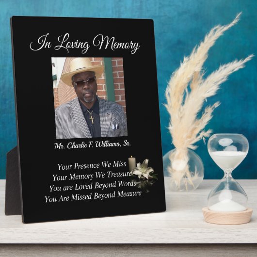 メモリアル フォトプラーク (側面)