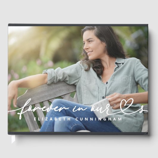 メモリアル・フォーエバーシンプルハートモダン写真 ゲストブック (正面)