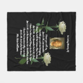 メモリアル フリースブランケット (正面(横))