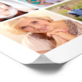 メモリアル・ボタニカル・ハート・リーブス 55 フォト・コラージュ ポスター (角)