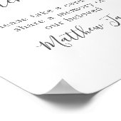 メモリアル　ミニマル　シェアリング ポスター (角)