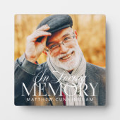 メモリアル ラビング メモリー シンプル モダン フォト フォトプラーク (正面)