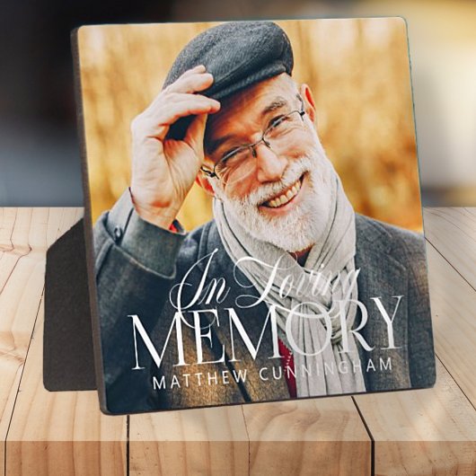 メモリアル ラビング メモリー シンプル モダン フォト フォトプラーク