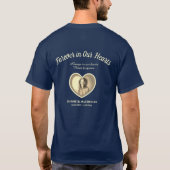 メモリアル | 写真追加 Tシャツ (裏面)