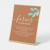 メモリアル 台座サイン (正面)