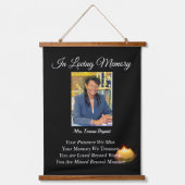 メモリアル 吊り下げ型タペストリー (正面)