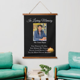 メモリアル 吊り下げ型タペストリー