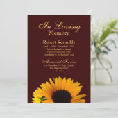 メモリアル/告知 招待状 (スタンド正面)