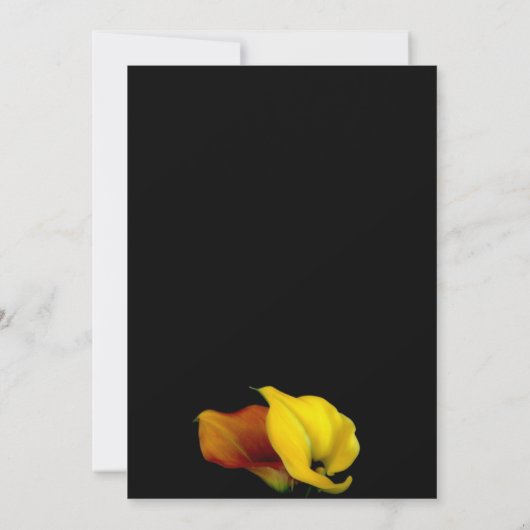 メモリアル/告知 招待状 (裏面)