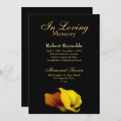 メモリアル/告知 招待状 (正面/裏面)