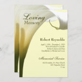 メモリアル/告知 招待状 (正面/裏面)