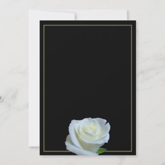 メモリアル/告知 招待状 (裏面)