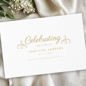 メモリアル「命のお祝い」ホワイト ゲストブック