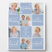 メモリアル 愛する記憶に カスタム6枚 マルチフォト フォトプラーク (正面)