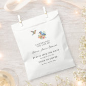 メモリアル 愛する記憶 ワイルドバードシード フェイバーバッグ (クリップ留めされた状態)