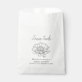 メモリアル《植物》百日草種葬儀 フェイバーバッグ (正面)