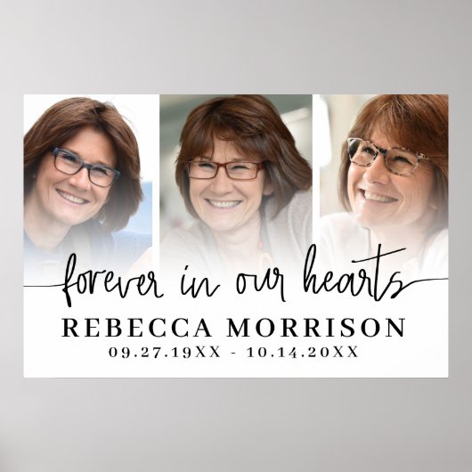 メモリアル 3 フォト スクリプト 私たちの心に永遠に ポスター (正面)