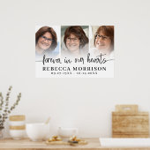 メモリアル 3 フォト スクリプト 私たちの心に永遠に ポスター (キッチン)