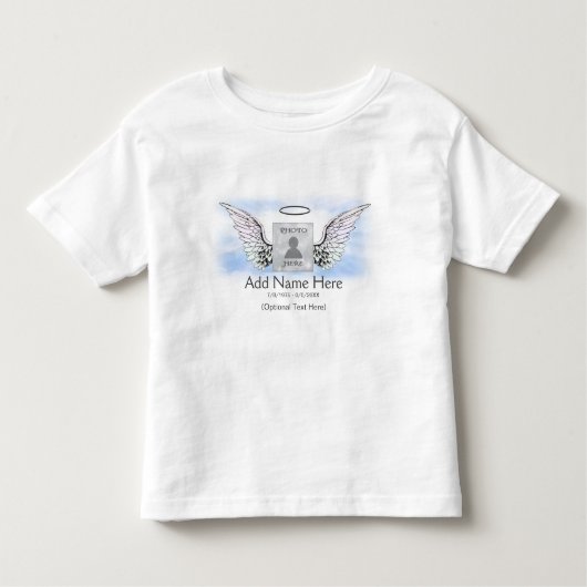 メモリアル | Angel Wings トドラーTシャツ (正面)