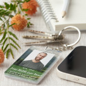 メモリアル・ keepsake マウンテン・レイク・ランドスケープ キーホルダー (正面右)