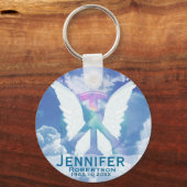 メモリアル | Peace and Angel Wings キーホルダー (正面)