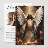 *~*メモリアルArchangel Azrael写真AP47 サンキューカード (正面/裏面)