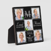 メモリエレガントアル5フォトコラージュ記念 フォトプラーク (正面)