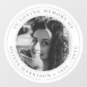 メモリエレガントアル |お葬式のお願い ウィンドウサイン (シート)