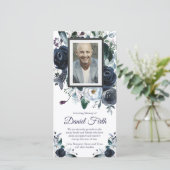 メモリエレガントー海軍バラ葬儀サンキューカード サンキューカード (スタンド正面)