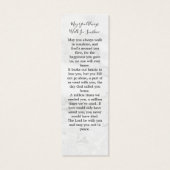 メモリエレガントー3写真葬儀祈りの言葉ブックマーク (裏面)